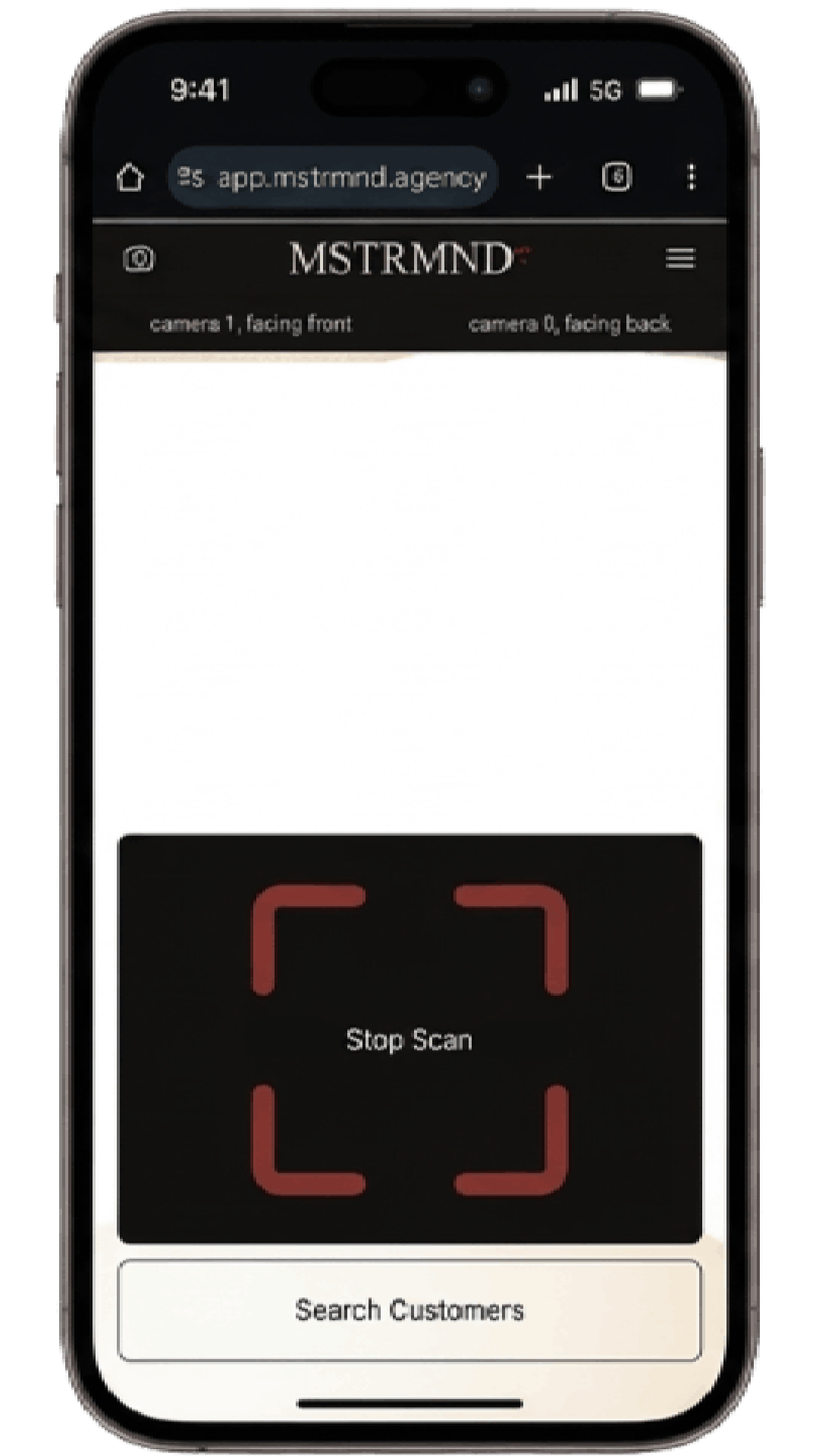 QR scanner adding a stamp